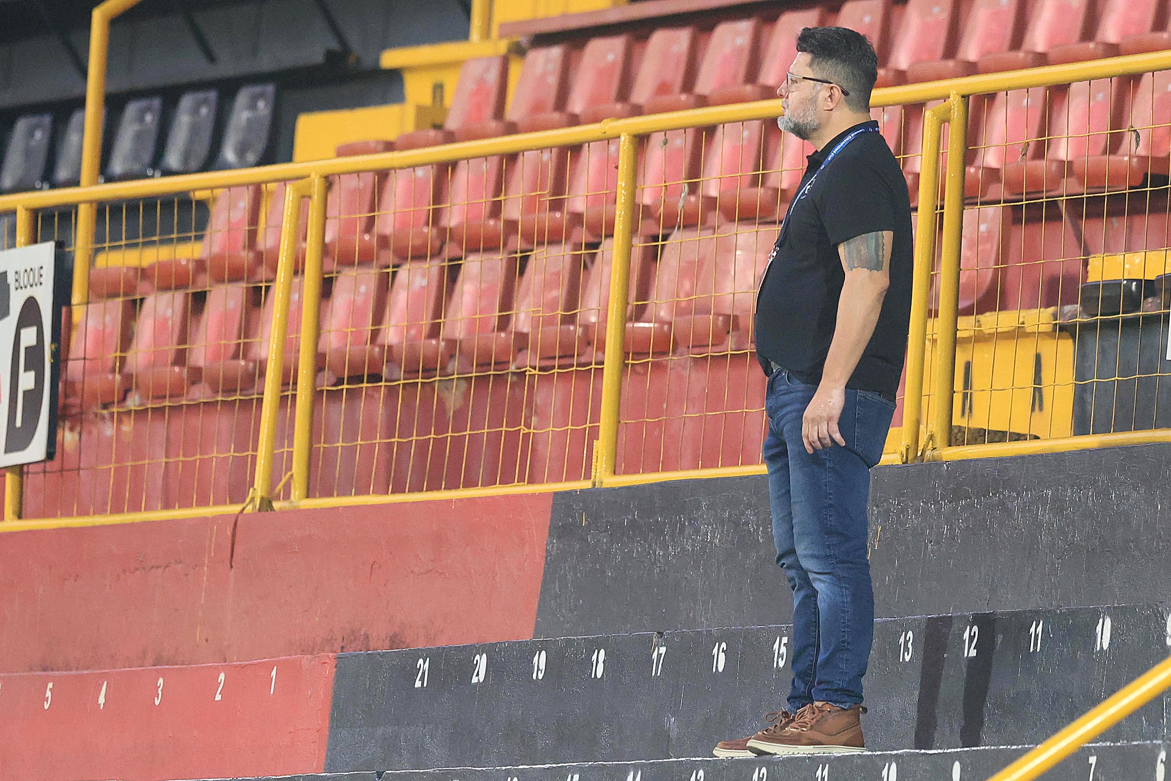 05/03/2024 Estadio Morera Soto, Alajuela. El Club Sport Herediano recibió al Robinhood de Surinam, en partido de octavos de final, Copa de Campeones de Concacaf. Foto: Rafael Pacheco Granados