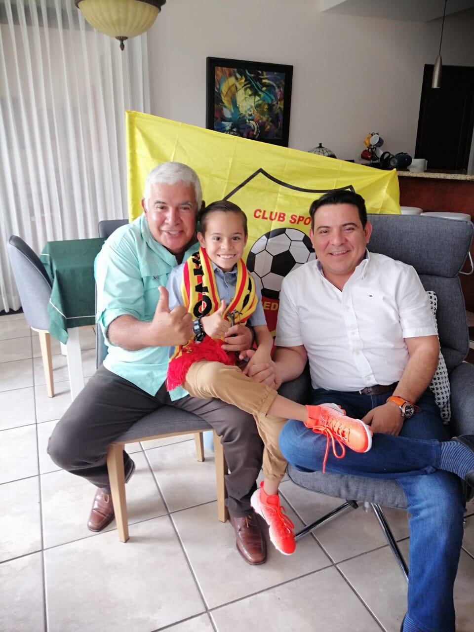 Camilo Oyuela, aficionado Herediano