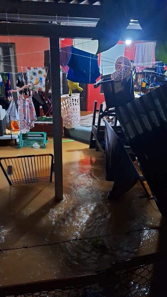 Inundaciones en Guanacaste. Foto cortesía.