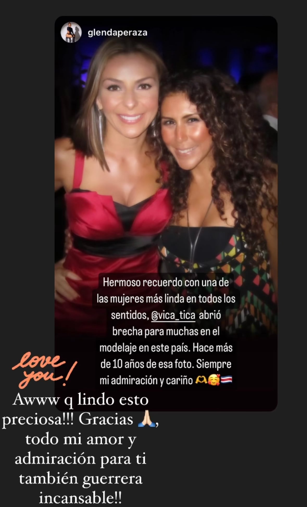 Vica tica Glenda Peraza