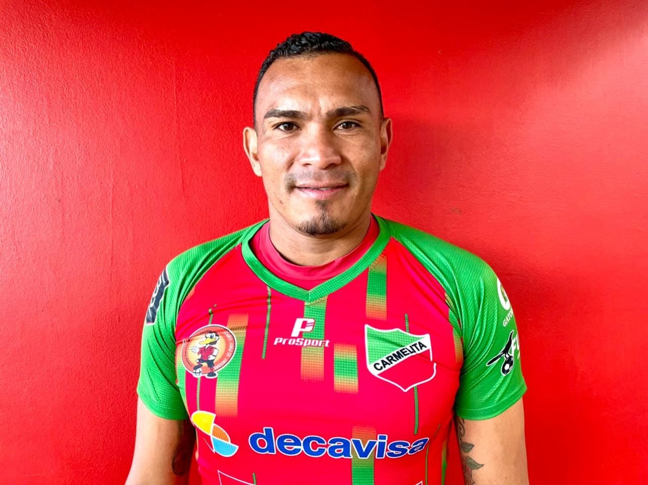 Christian Lagos, delantero de Carmelita. Cortesía.