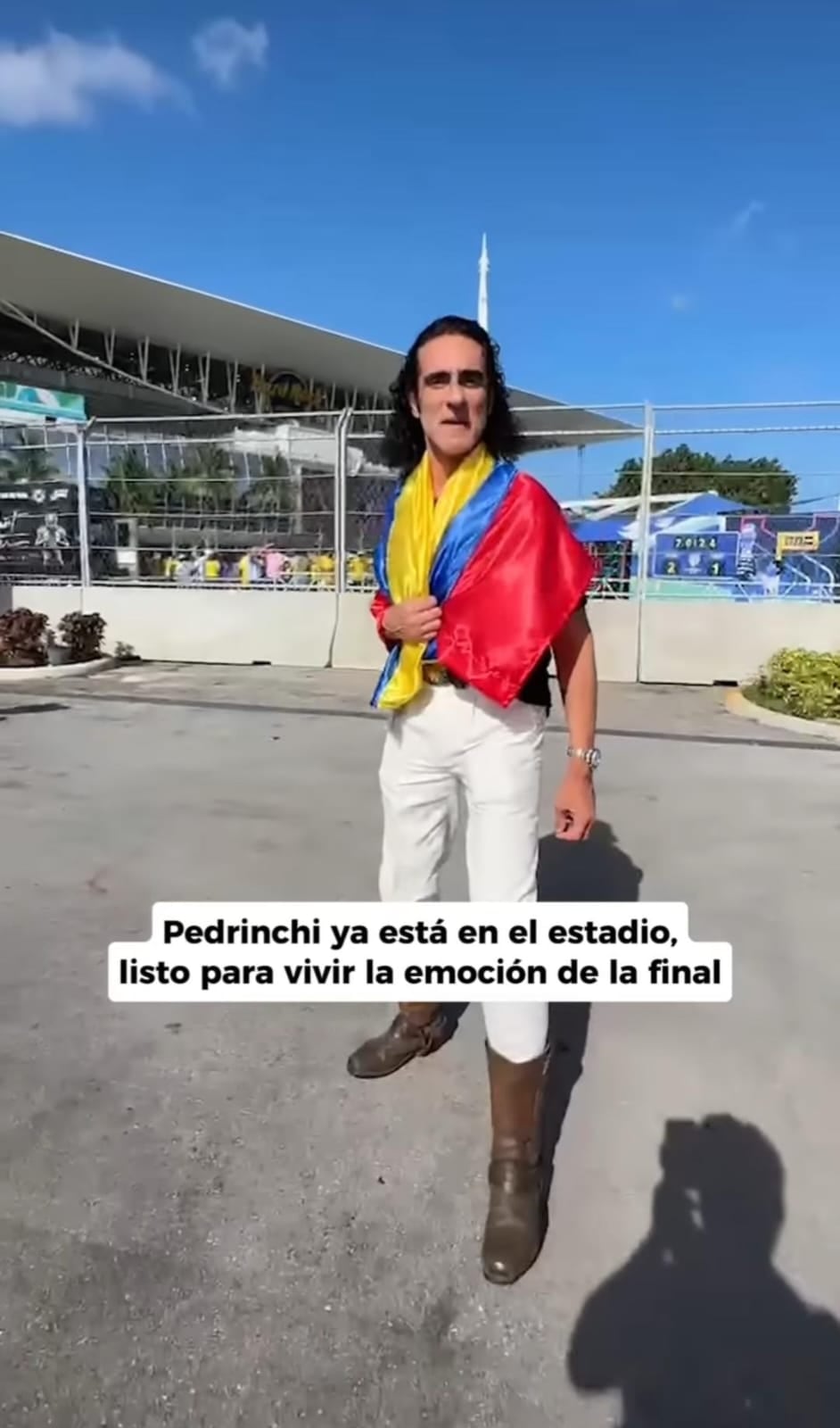 Pedro El Escamoso llegó a la final de la Copa América.