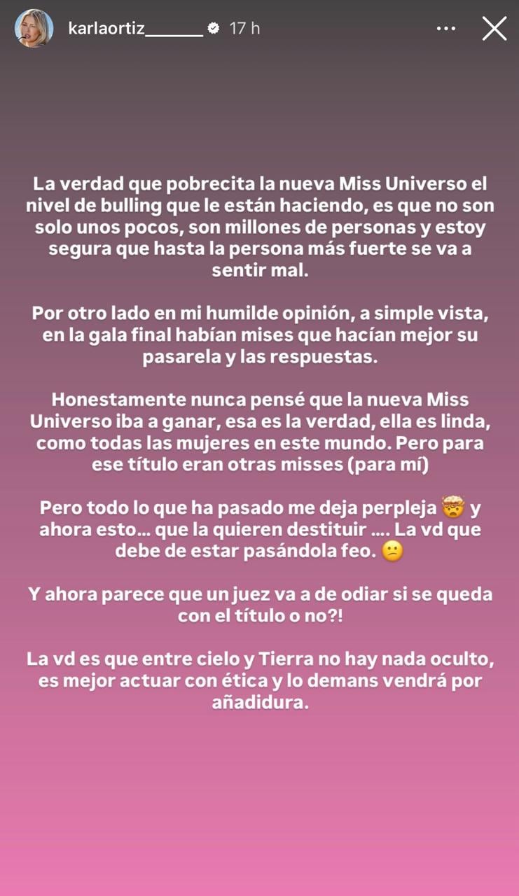 modelo costarricense Karla Ortiz