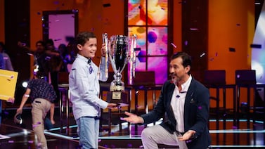 Javier Rojas, el de los ojos lindos y gran inteligencia, fue el ganador de Spelling Bee