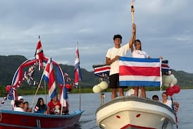 La Antorcha de la Independencia sigue a paso firme rumbo a Cartago