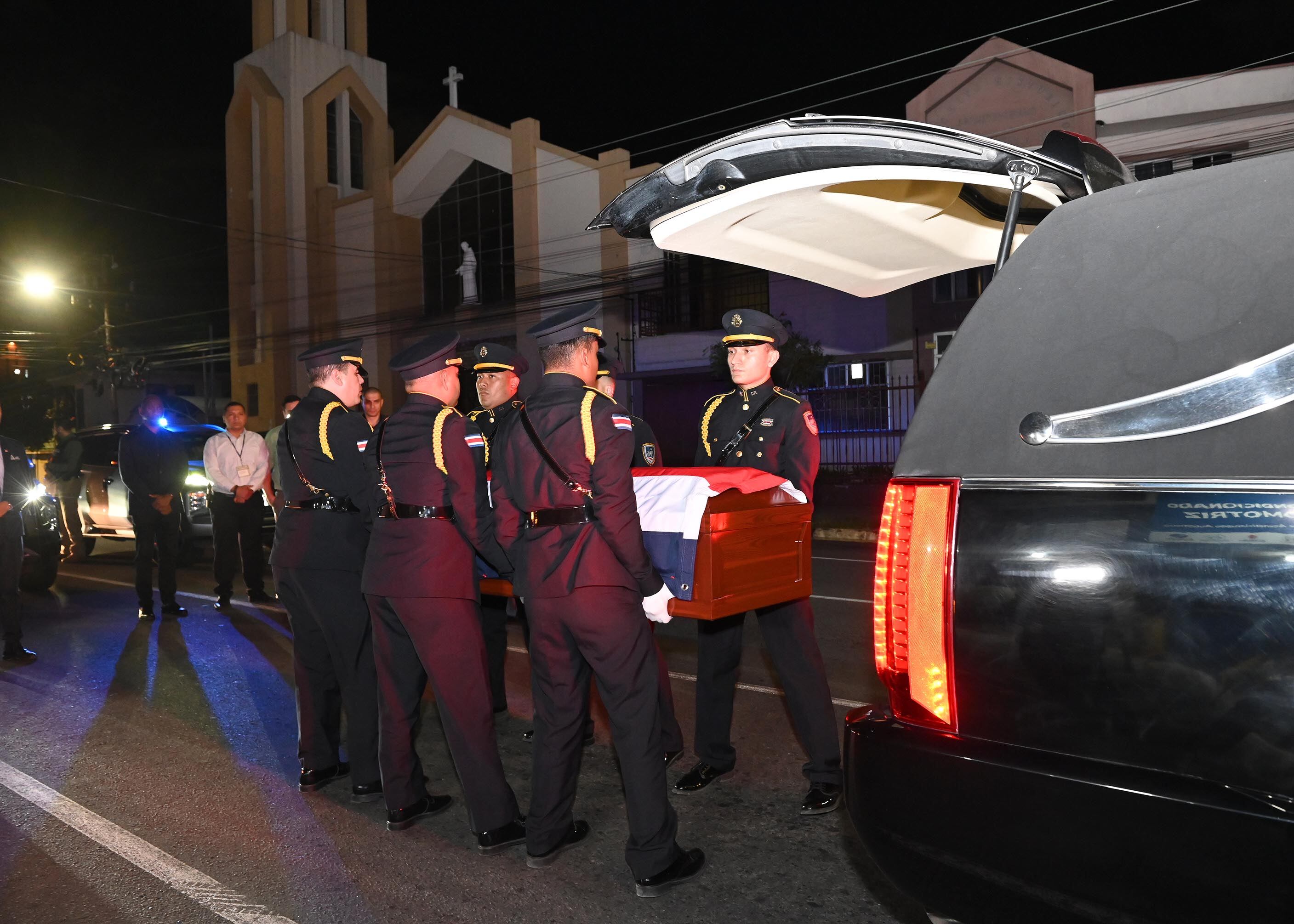 Funeral de Geiner Zamora, oficial del OIJ.