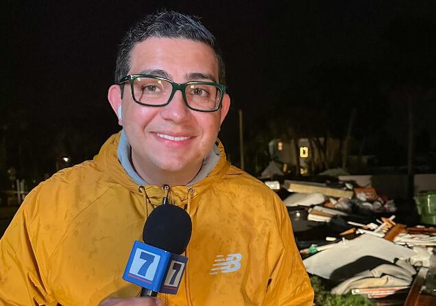 Elías Alvarado, periodista de Telenoticias.