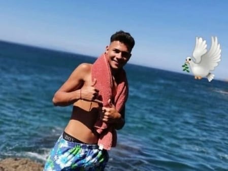 Jafeth Artavia González, joven que murió apuñalado, al parecer, por su novia de 17 años.