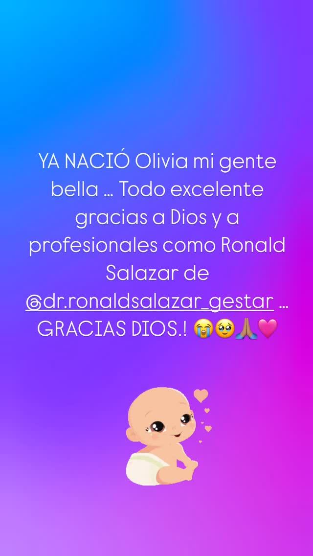 Choché Romano y Ashley García le dieron la bienvenida al mundo a su segunda hija este miércoles 19 de marzo