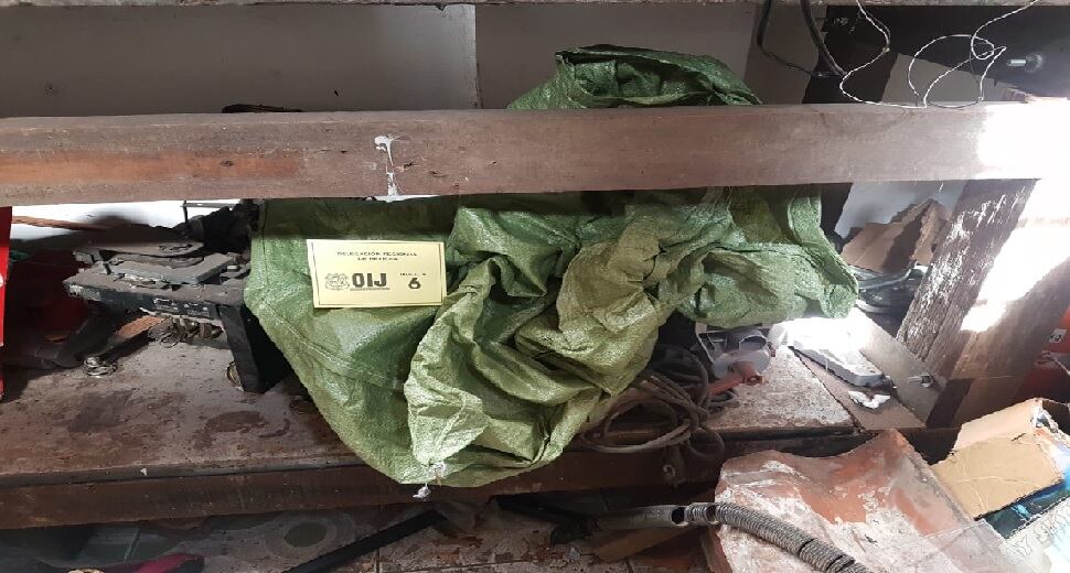 Detienen al Gato Felix como sospechosos de robar reliquias de la iglesia de San Joaquín de Heredia. Foto OIJ