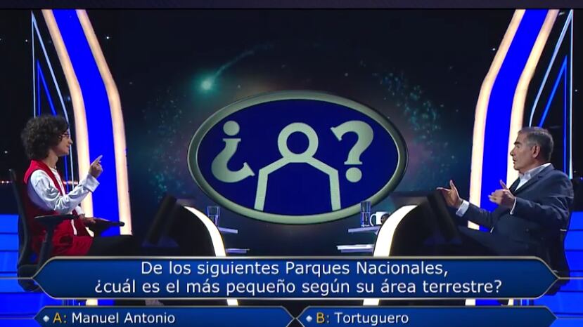 Joven se retiró de Quién Quiere ser Millonario porque no sabía una respuesta sobre parques Nacionales