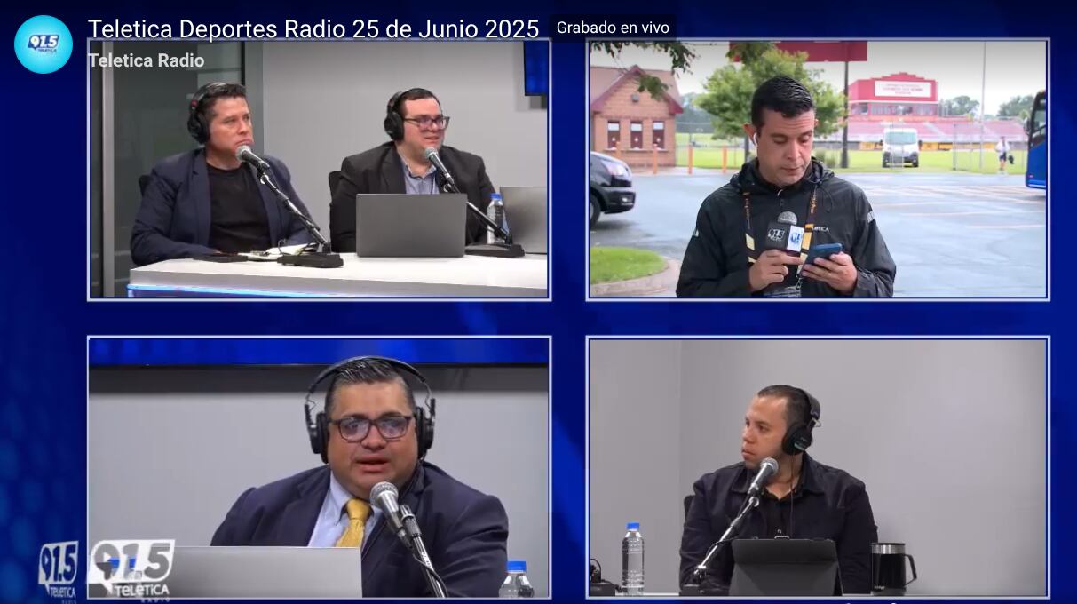 Las declaraciones del entrenador incomodaron a los programas, que estaban en vivo. Captura de pantalla.