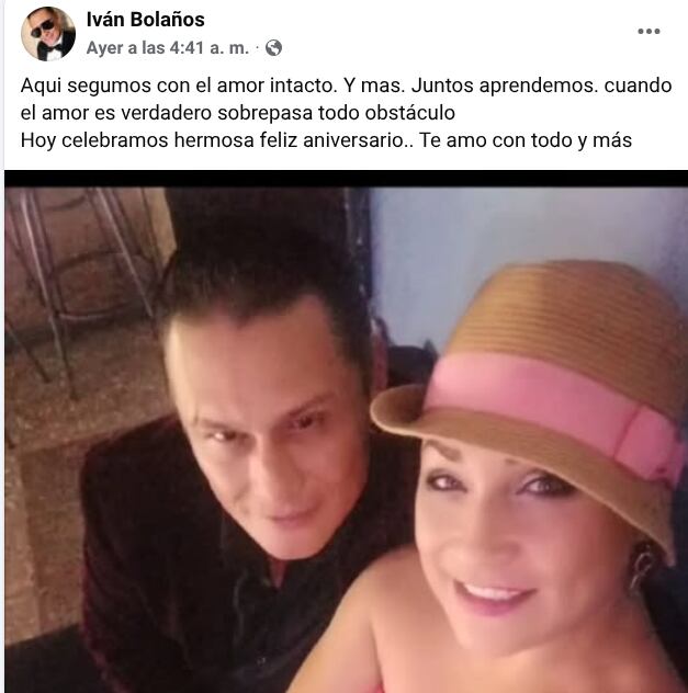 Los cantantes Iván Bolaños y Milena Rojas habrían regresado, según esta publicación de "El duende".