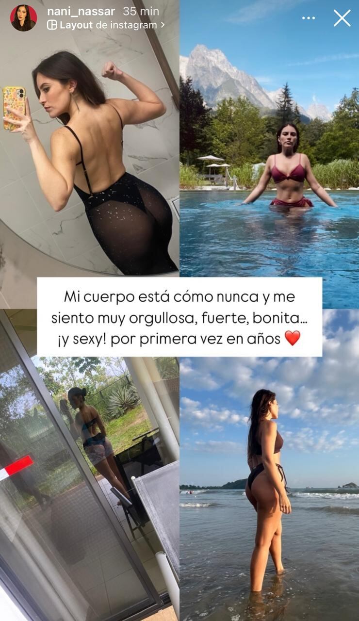 Nayad Nassar, hija de Cristiana Nassar.