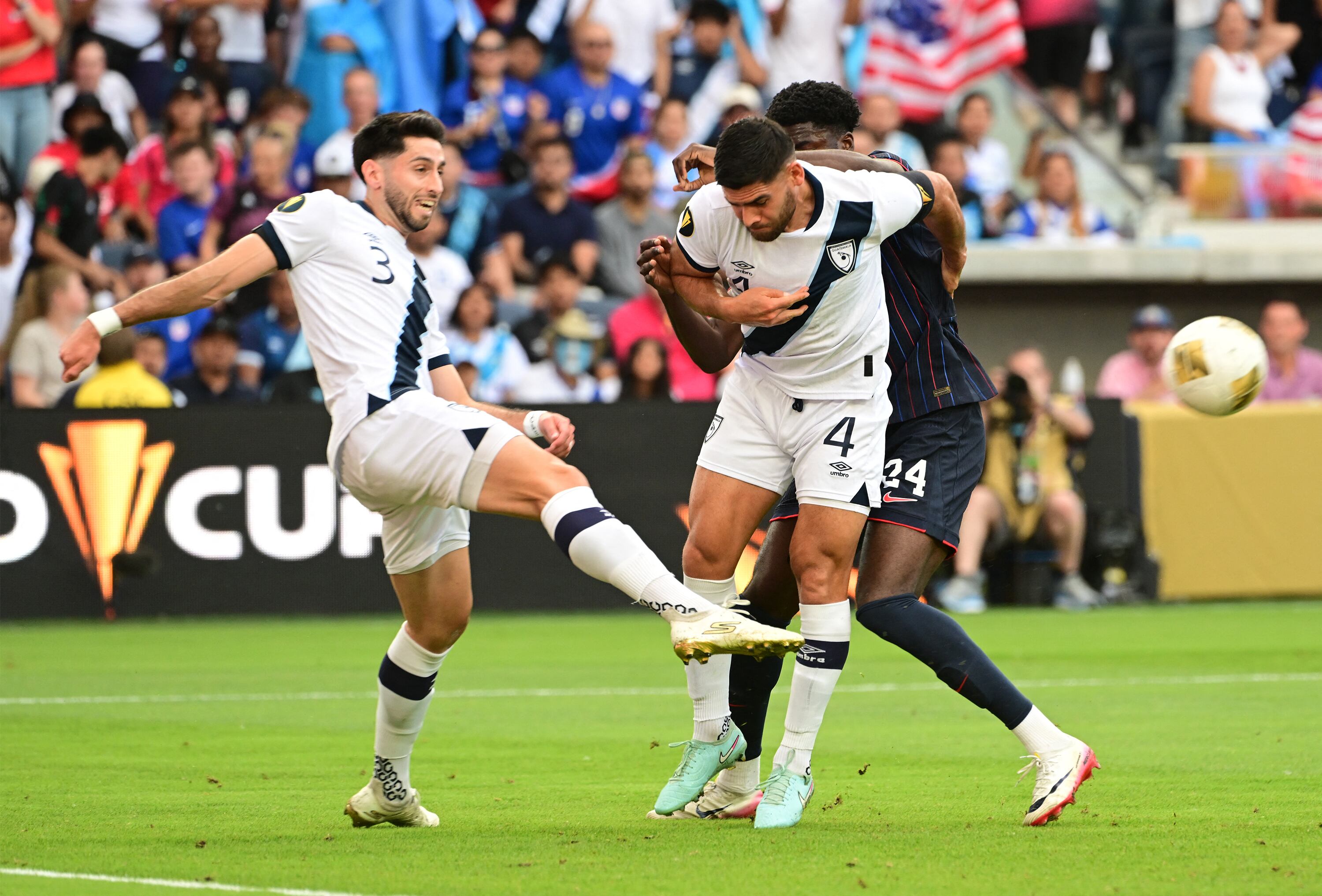 Estados Unidos vs Guatemala, semifinal Copa Oro. AFP.