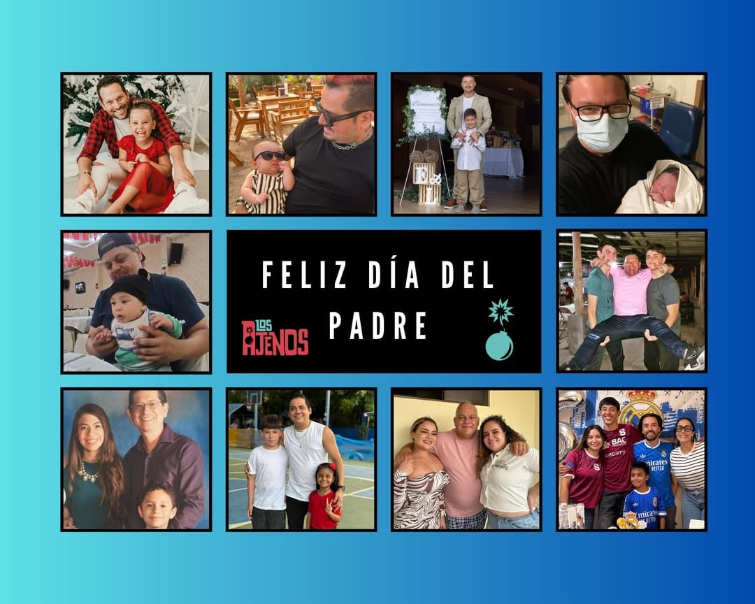 LuisGa Loría y su hijo Luca. Los Ajenos sacaron un tema llamado Lucky inspirado en el hijo de LuisGa.
