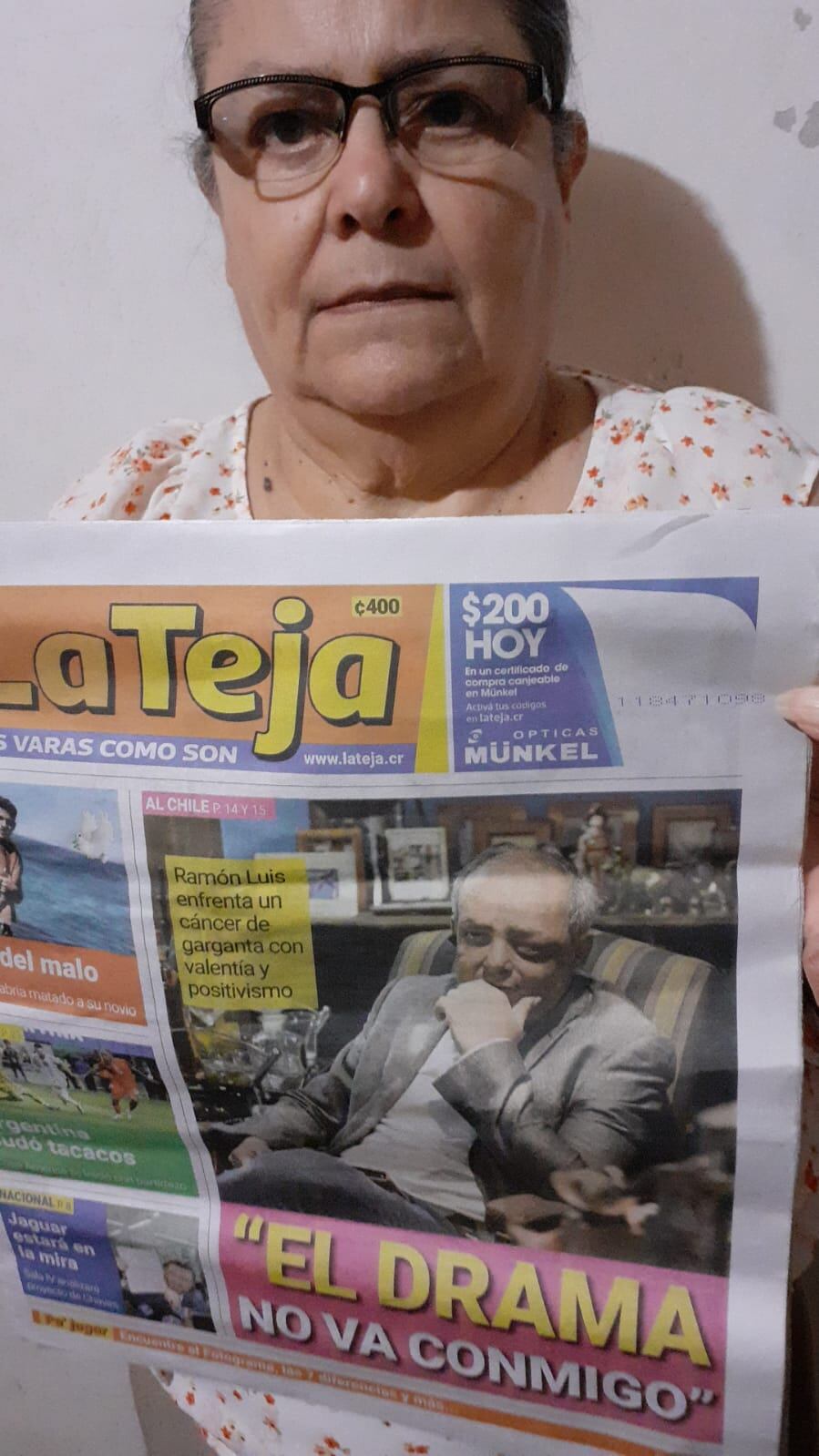 Doña Margarita ayudará a su esposo