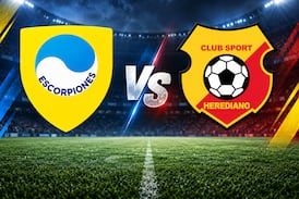 Escorpiones vs. Herediano: ¿A qué hora y por cuál canal ver el partido este sábado?