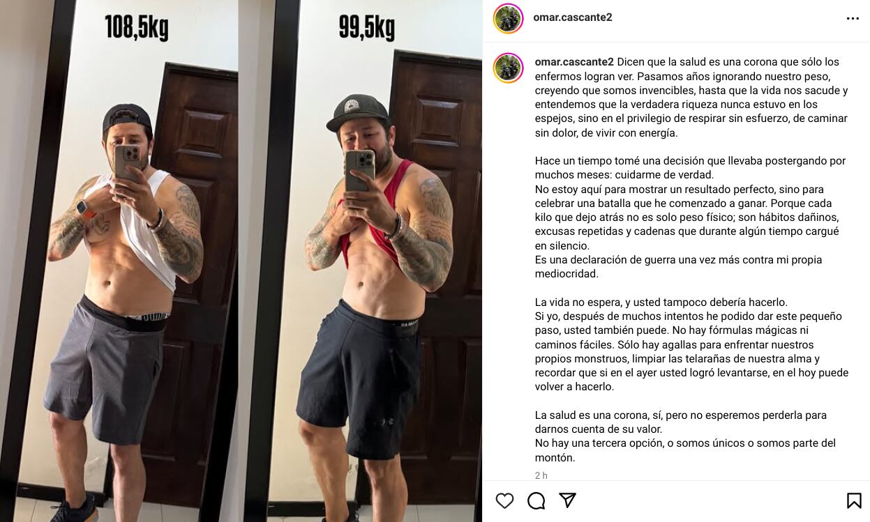 Omar Cascante, periodista y presentador de televisión.