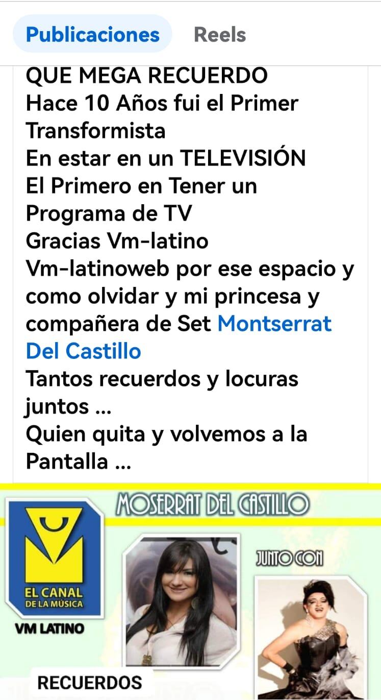 Montserrat Del Castillo, presentadora.