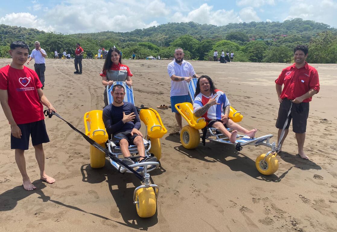Caldera ahora cuenta con una rampa para que personas con discapacidad puedan meterse al mal