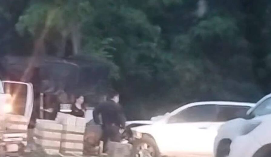 Niña muere en choque causado por imprudencia de conductor en Osa. Foto Osa Informativo.