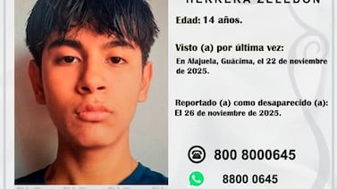 Preocupación por joven de 14 años que desapareció hace 4 días