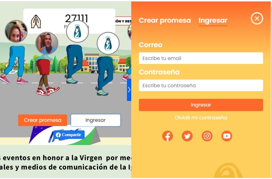 Desde el viernes 24 de julio se habilitó el sitio www.romeriavirtual2020.com para la romería virtual