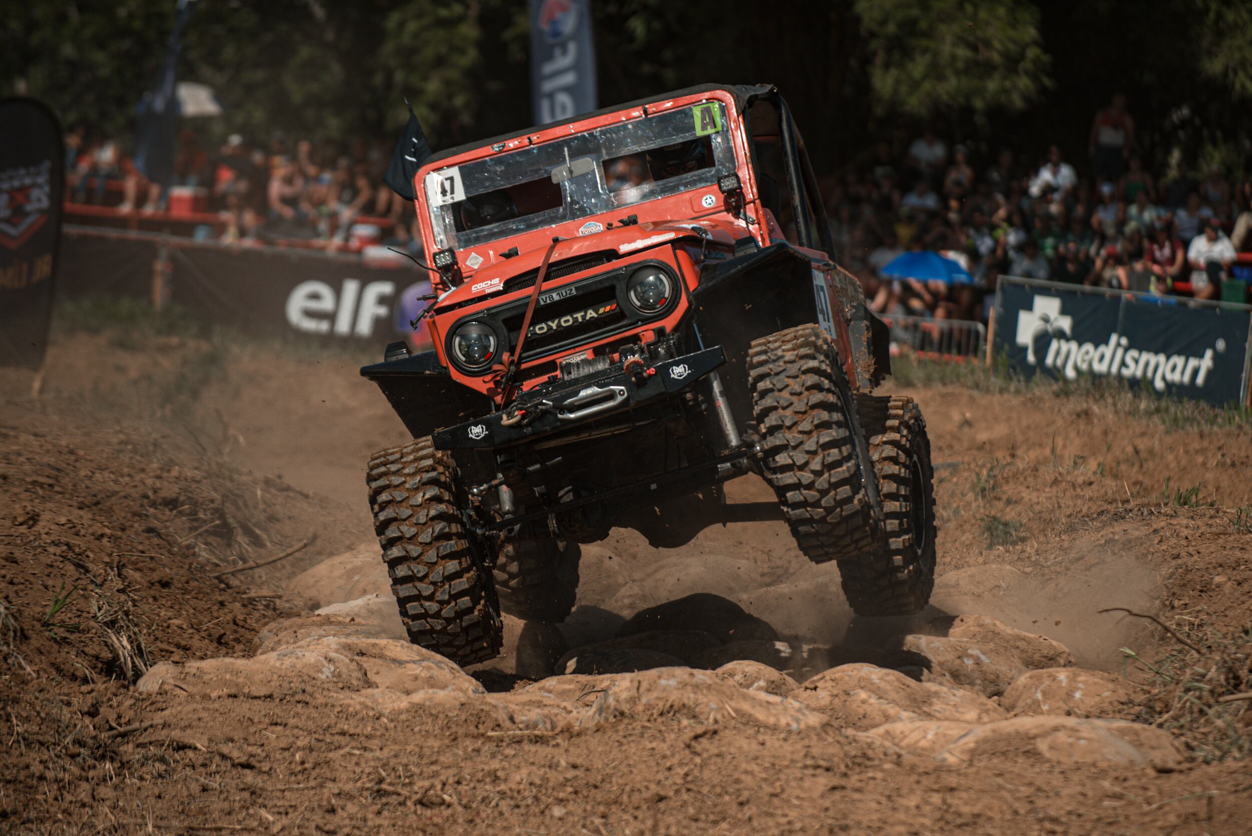 Los fiebres del todo terreno se darán gusto viendo a los participantes del Desafío 4x4. Foto: Silvia Lara, RPM.