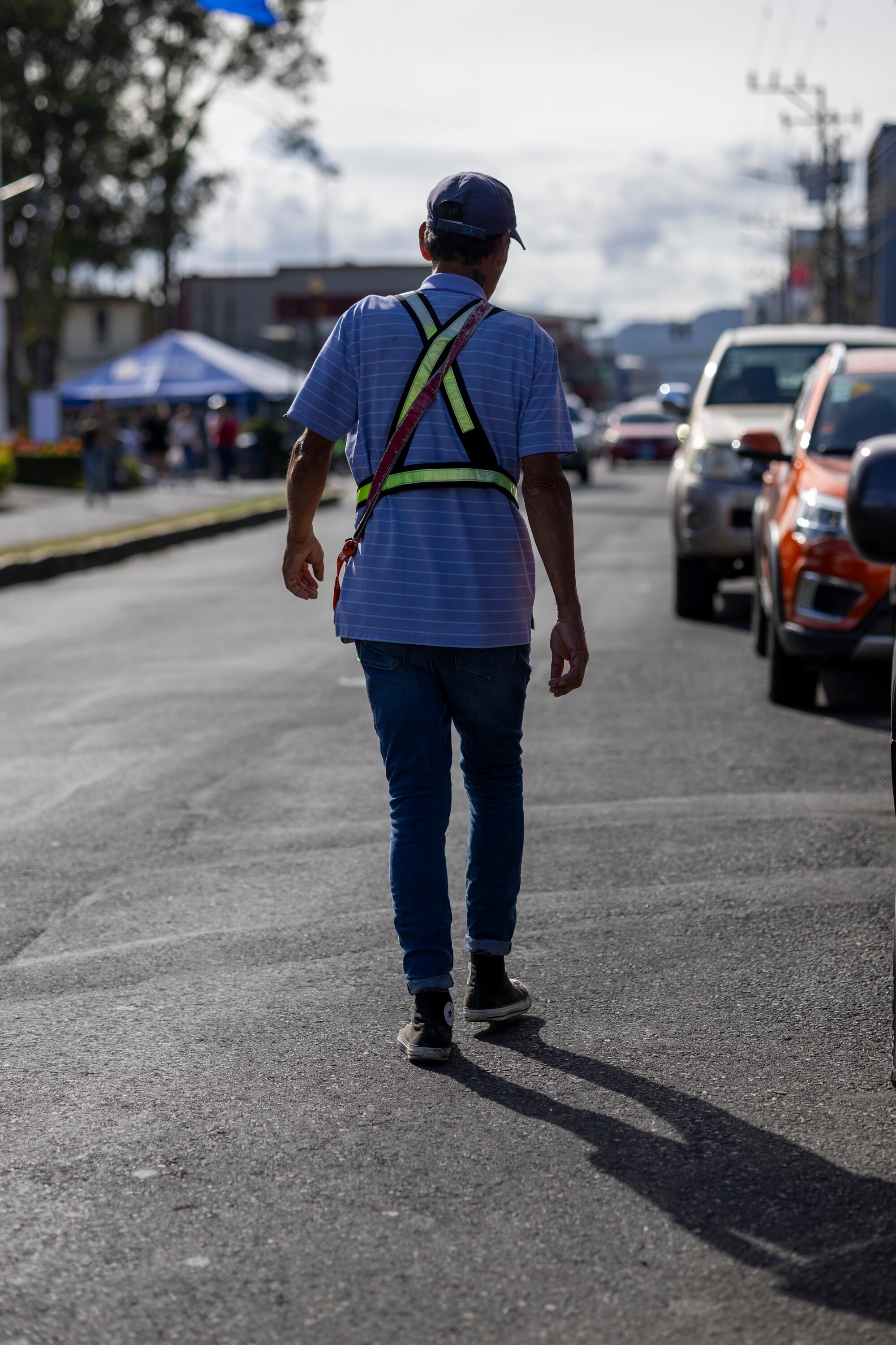 18/02/2025, Cartago, recorrido alrededor del mercado central, para encontrar trabajadores para la sección Héroe Anónimo.