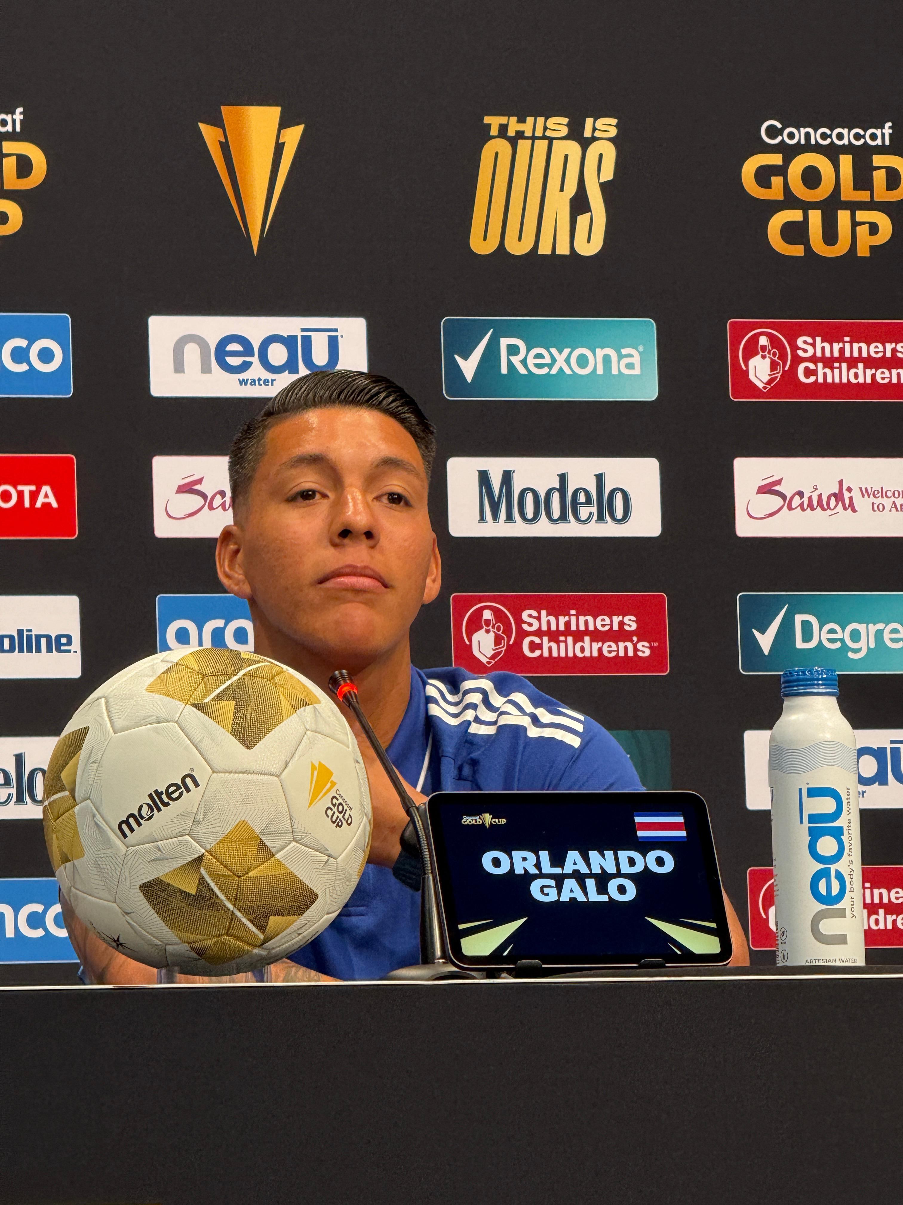 Orlando Galo, selección nacional, copa oro