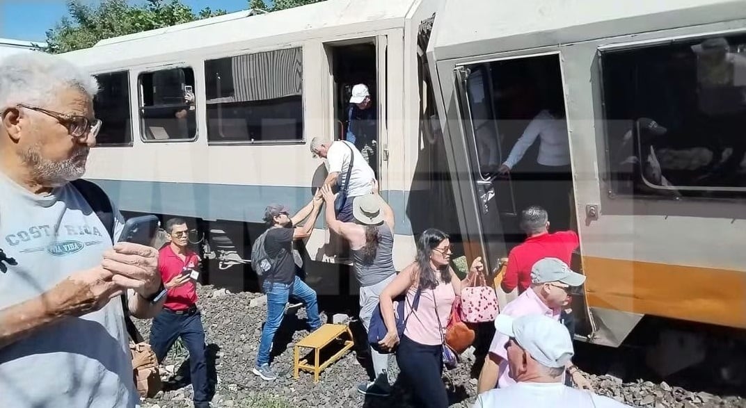 Accidente tren en Tibás.