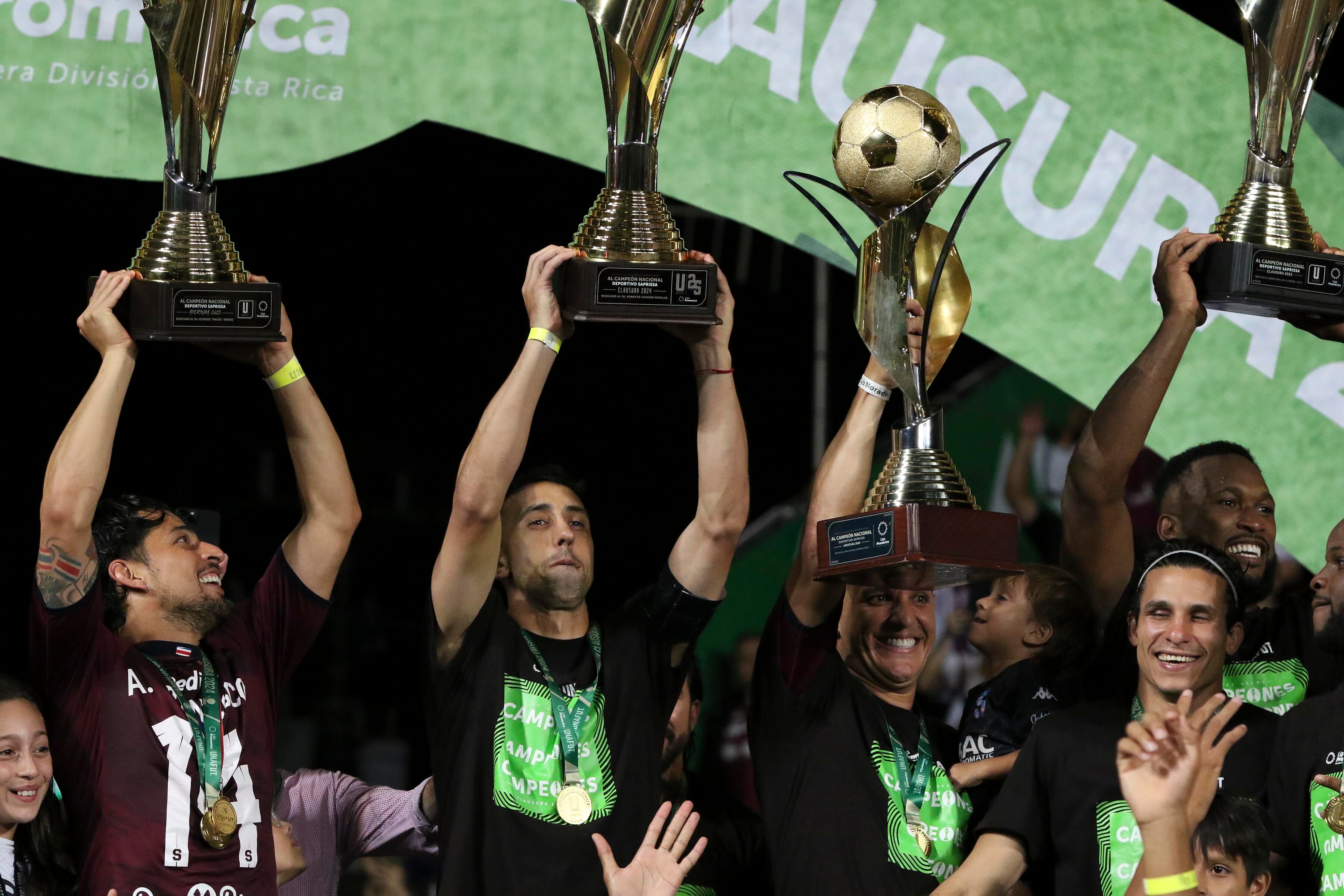 26/05/2024. Estadio Ricardo Saprissa Aymá, Tibás. Hora: 04:00 p.m. Final del del Torneo de Clausura 2024 entre el Deportivo Saprissa y Liga Deportiva Alajuelense (LDA), disputada en el Estadio Ricardo Saprissa Aymá, Tibás. Fotos: Mayela López