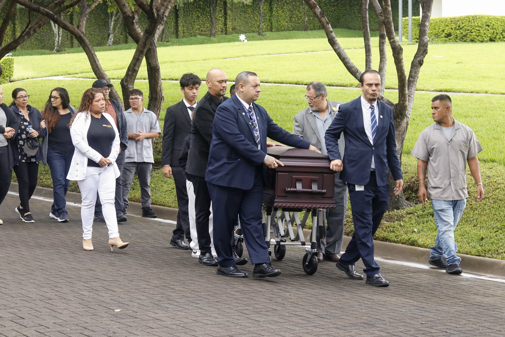 Funeral de Ángel Rafael.