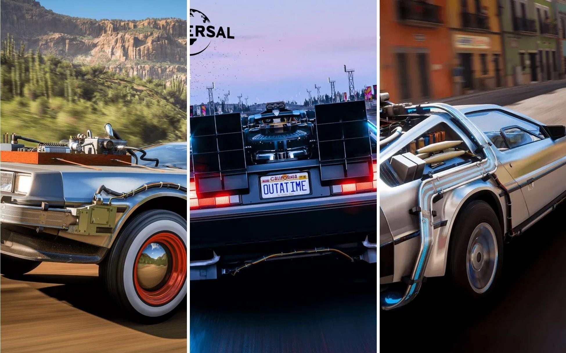 El DeLorean de Volver al Futuro es uno de los carros más icónicos del cine. Foto: Forza.net.