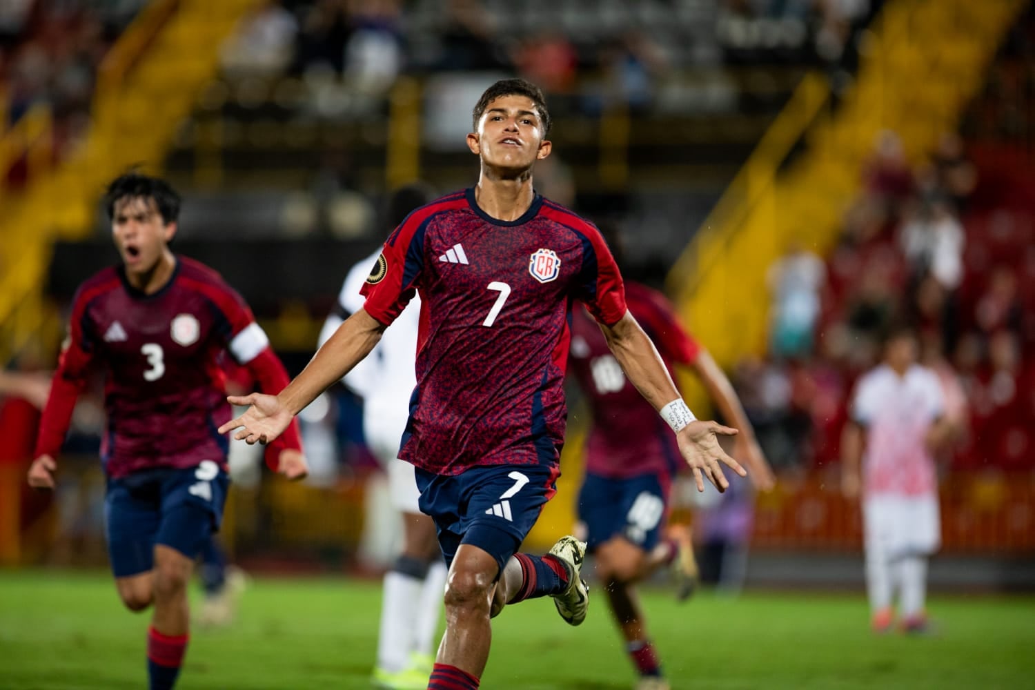 Isaac Badilla
Goleador de la Selección Sub 17
Cinco tantos en el Premundial
Costa Rica vs. Trinidad
16 de febrero del 2025
Cortesía. Fedefutbol