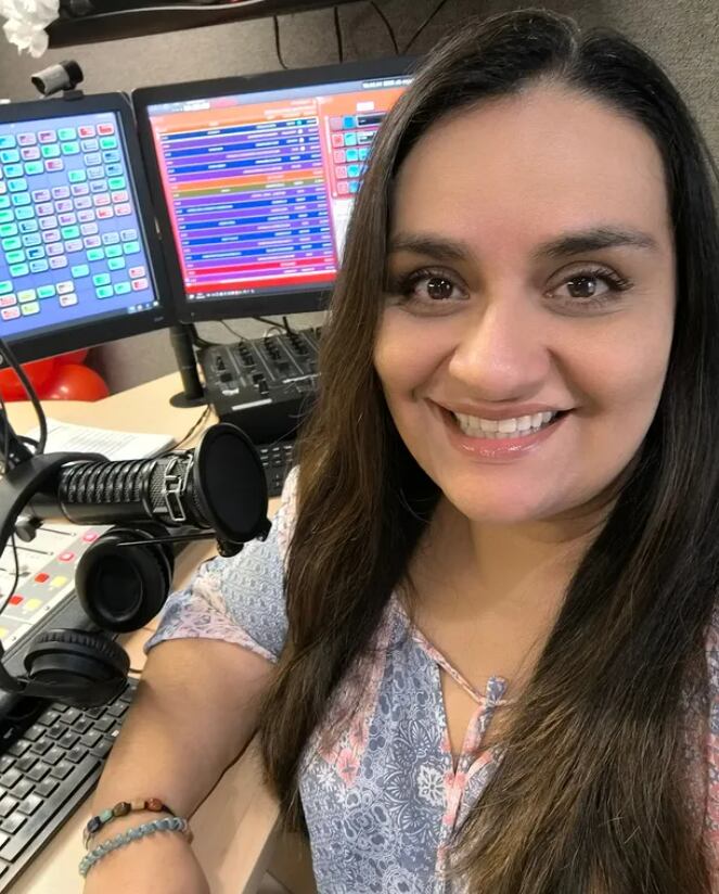 Locutora Carmen Osorio, de La Caliente