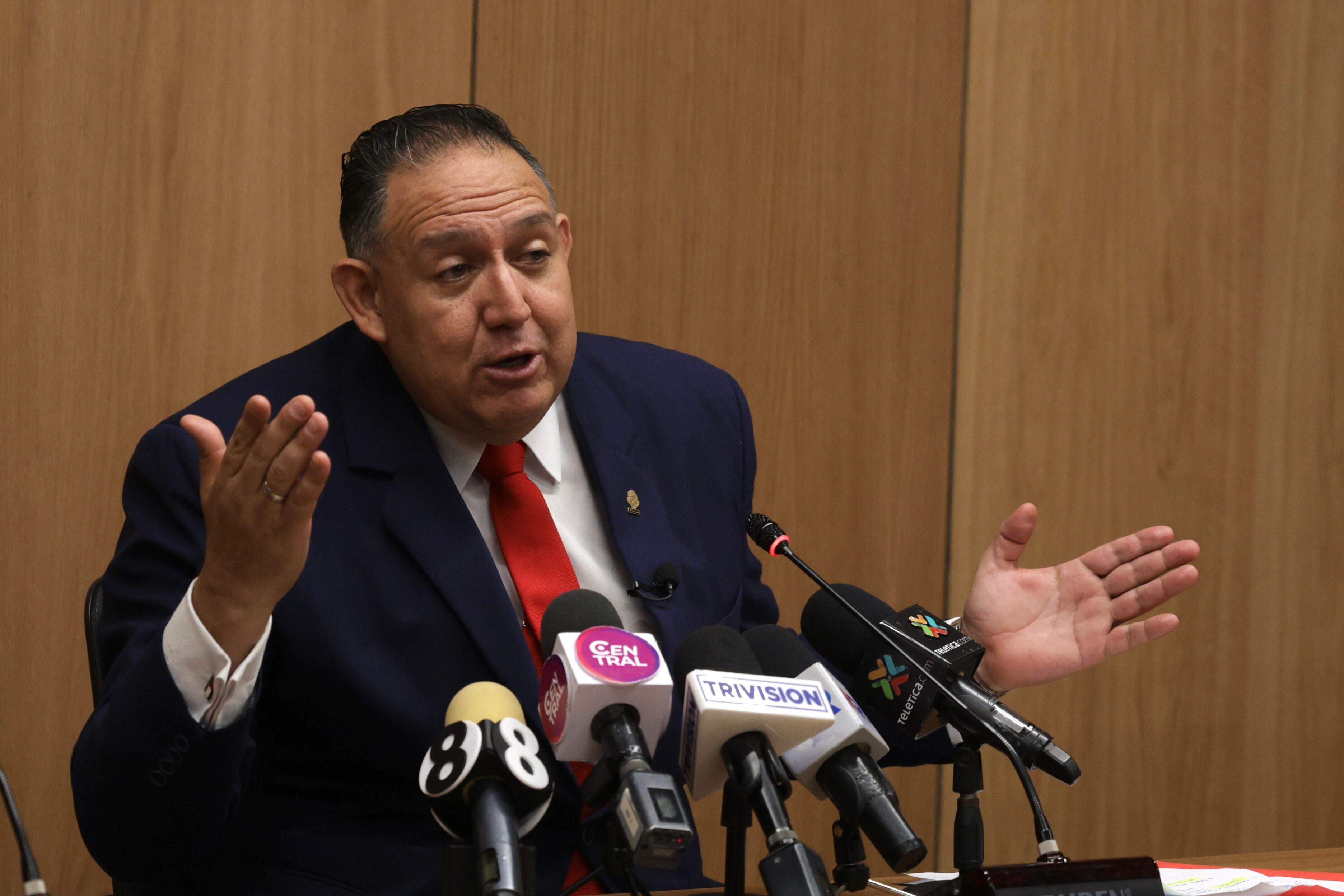 02/09/2025, San José, Asamblea Legislativa, Conferencia de prensa de Leslye Bojorges.