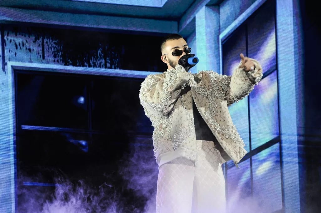 Manuel Turizo se encargó de dar cierre a la primera jornada de conciertos en Viña del Mar, en Chile. Foto: GDA