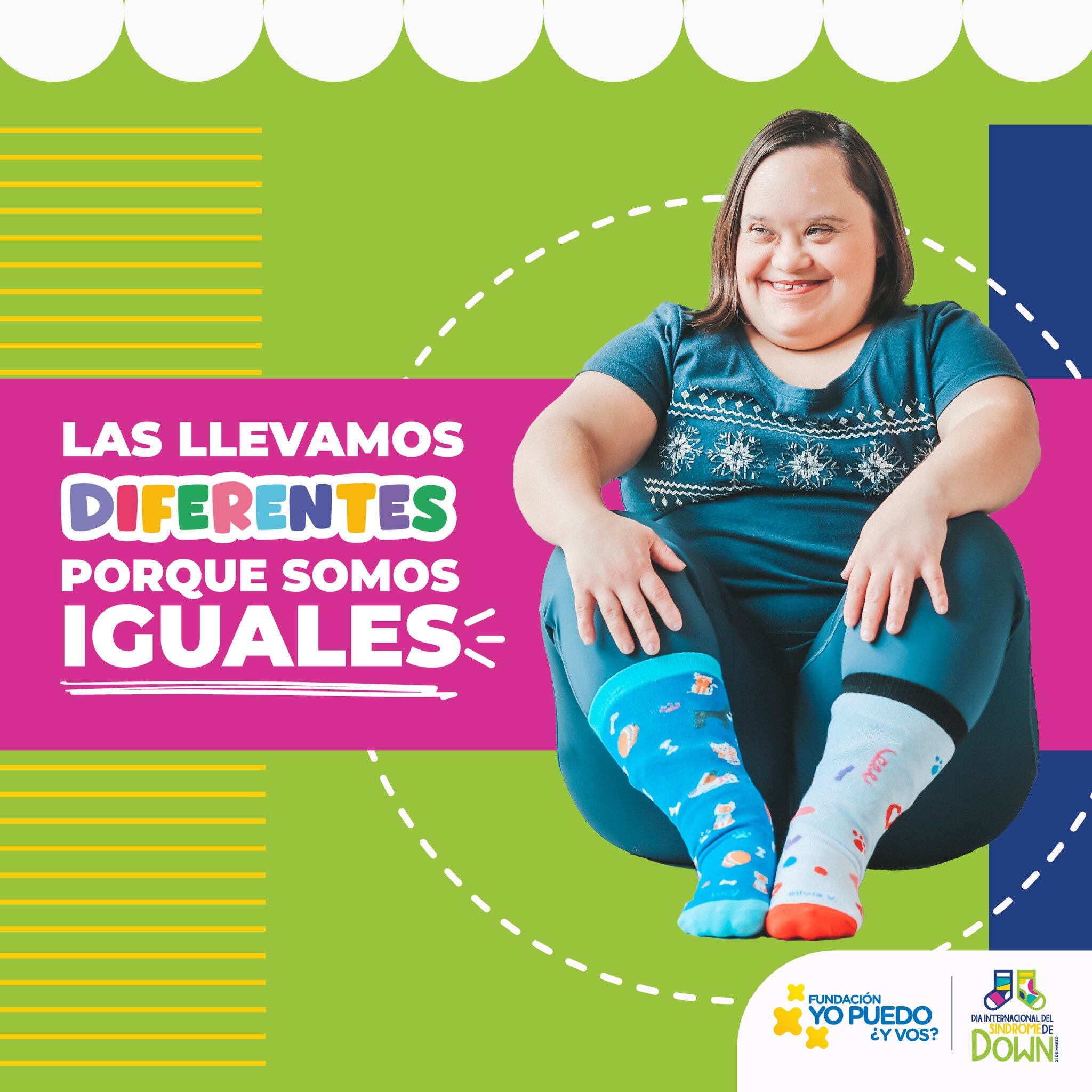 Campaña 2023 “Las llevamos diferentes porque somos iguales” organizada por la Fundación Yo puedo ¿y vos?