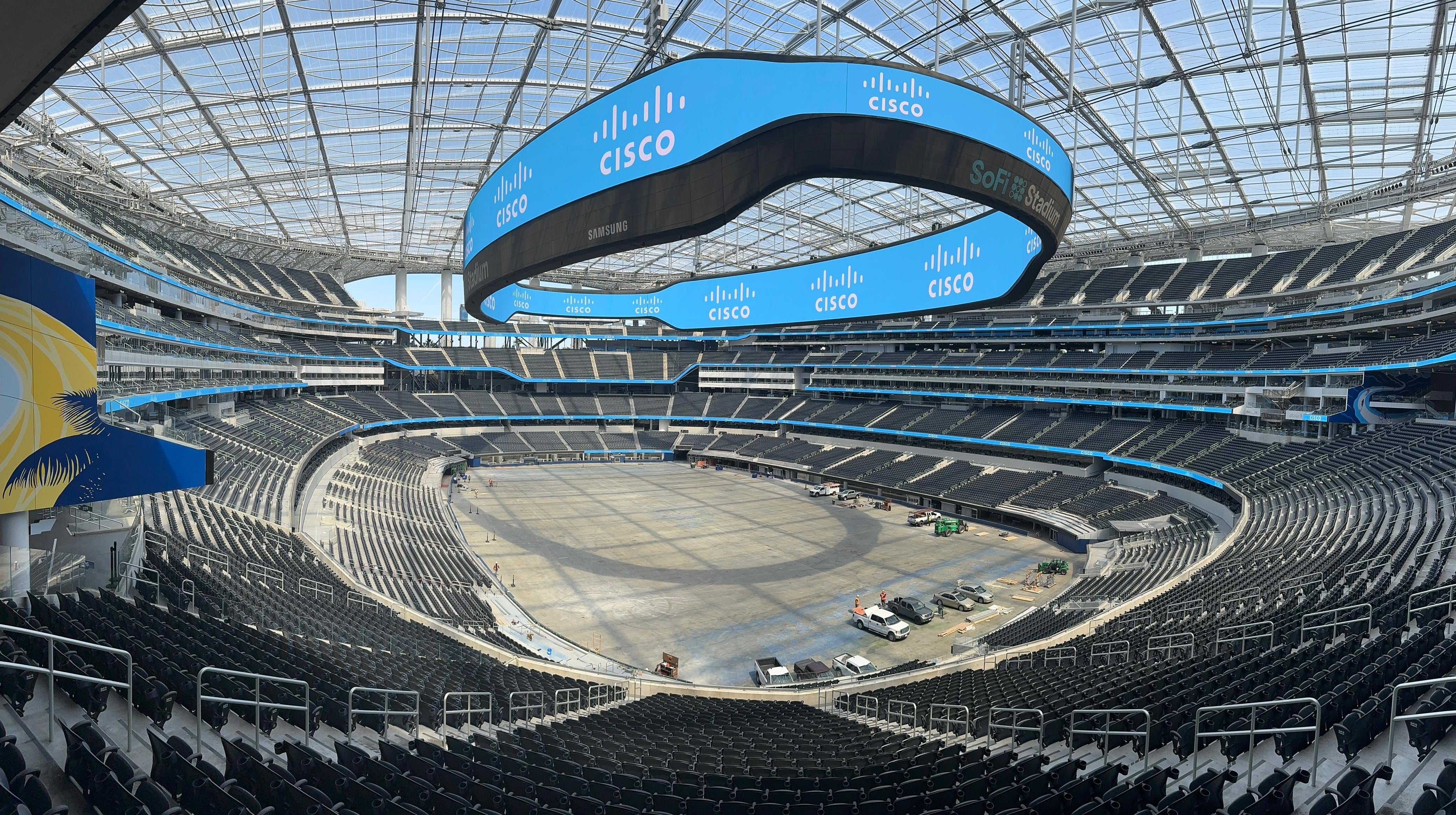 A lo interno el Sofi Stadium es todo un deleite. Foto: Cortesía