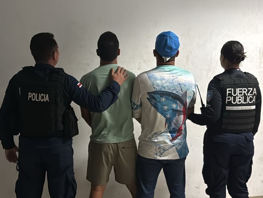 Dos hombres fueron detenidos en la zona sur con cerca de ¢15 millones de dudosa procedencia.