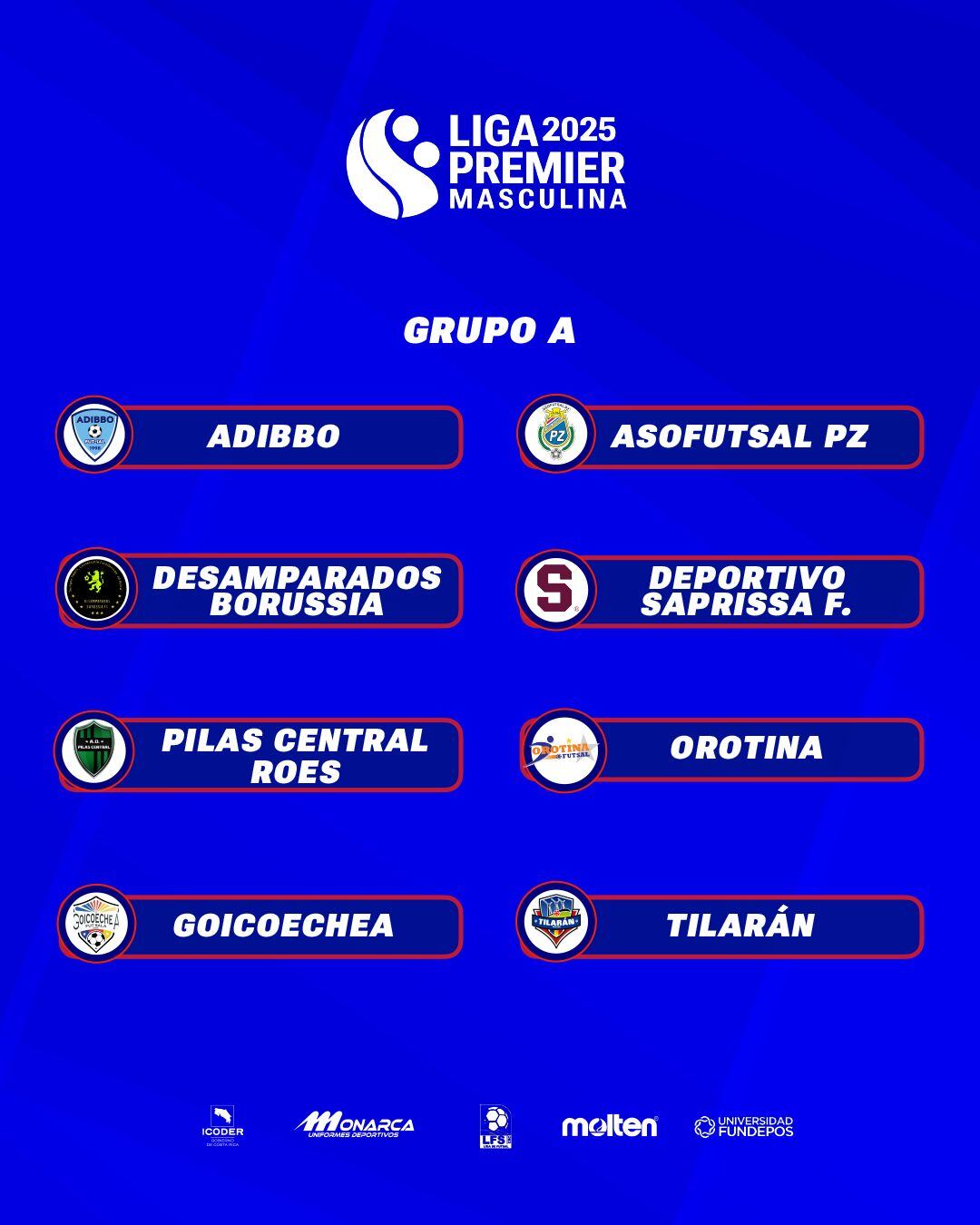 El Deportivo Saprissa debutará en el futsal masculino, cuyo torneo iniciará en mayo. Prensa Liga Futsal.