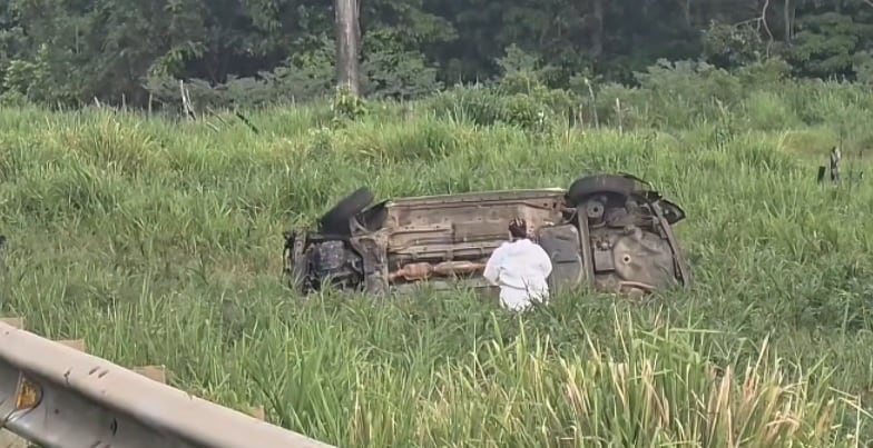 Ambos hermanos murieron de forma inmediata en la escena. Foto Noticias Esteban Matamoros.