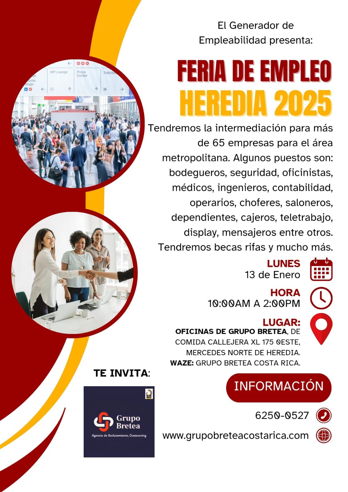 Feria de empleo en Heredia