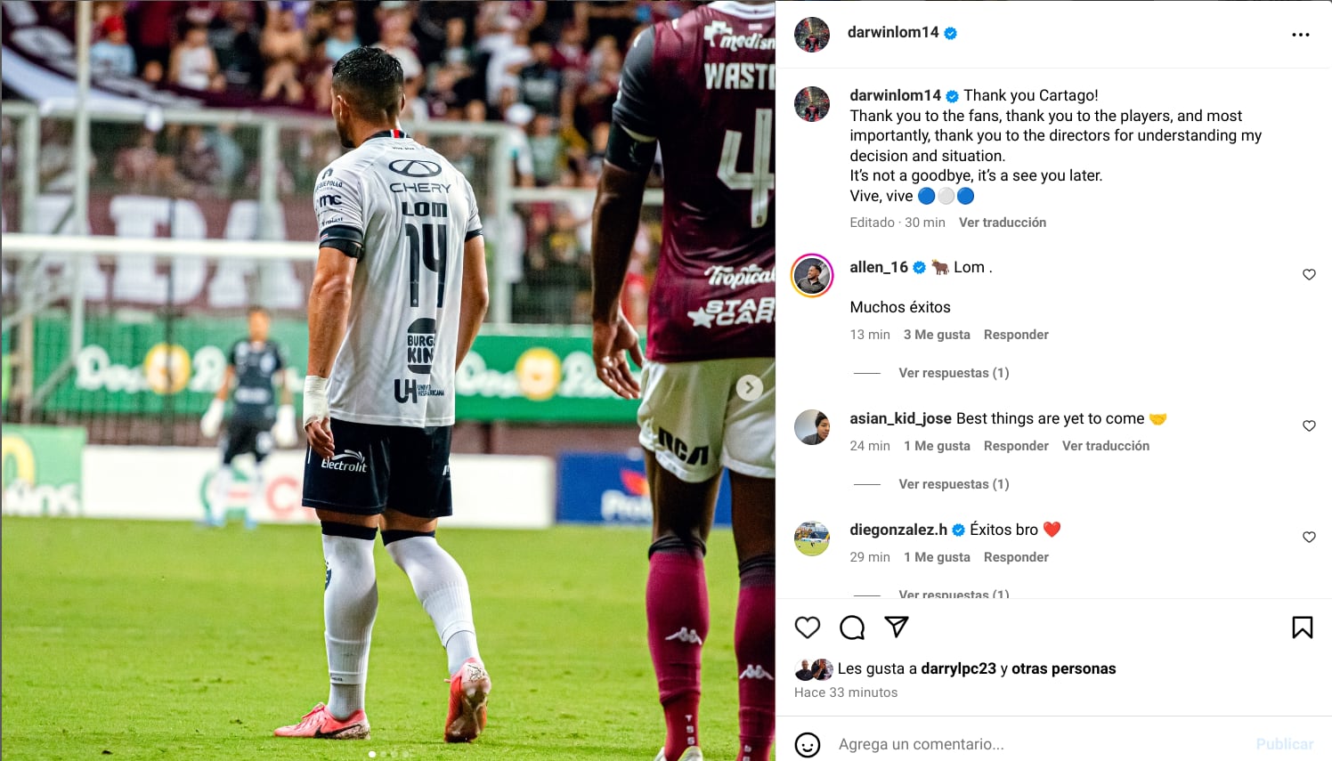 Darwin Lom, Cartaginés