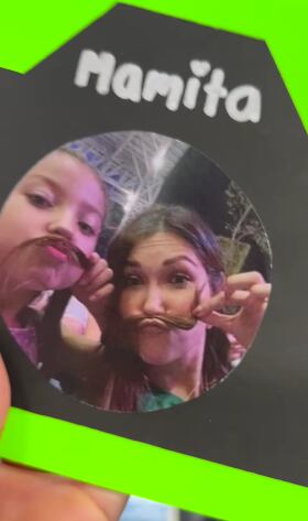 Ginnés Rodríguez y sus hijos Luciana y Marcelo