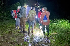 Extraviados en zona montañosa fueron encontrados sanos y salvos