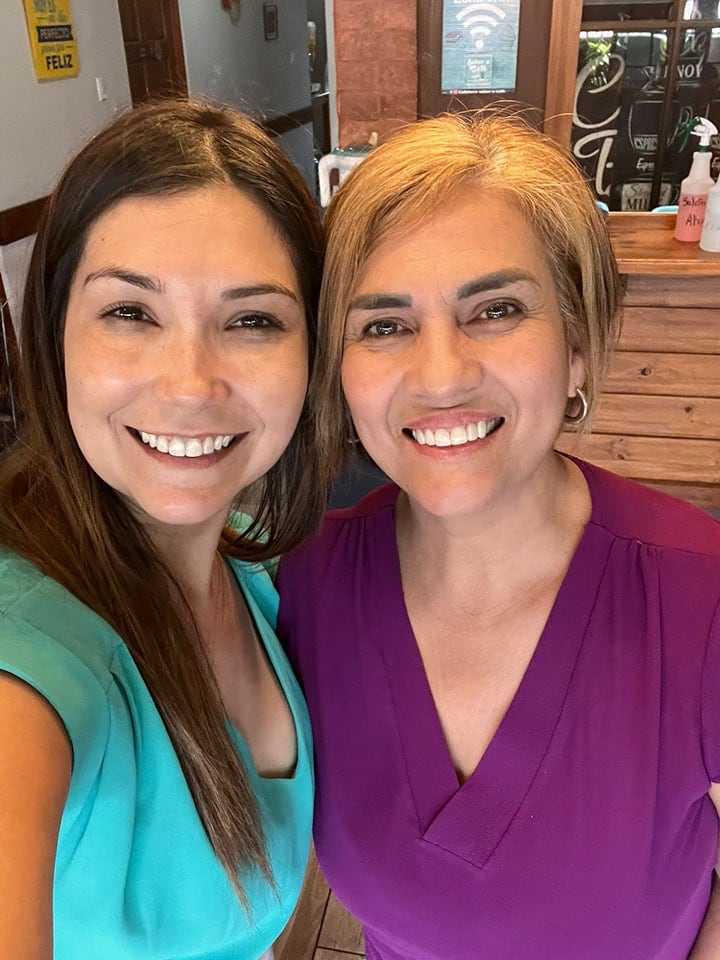 Lizeth Castro y Ginnés Rodríguez