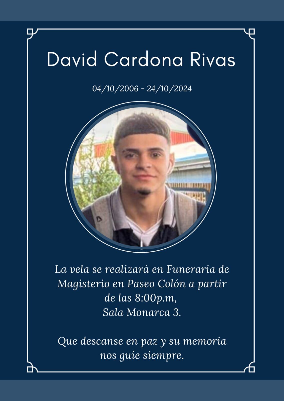 David Josué Cardona Rivas cumplió 18 años y quería disfrutar de su mayoría de edad estrenando la cédula, sin embargo esa ilusión solo duró unas horas al convertirse en otra víctima de la maldad en Costa Rica. Foto: Gabriela Rivas para La Teja